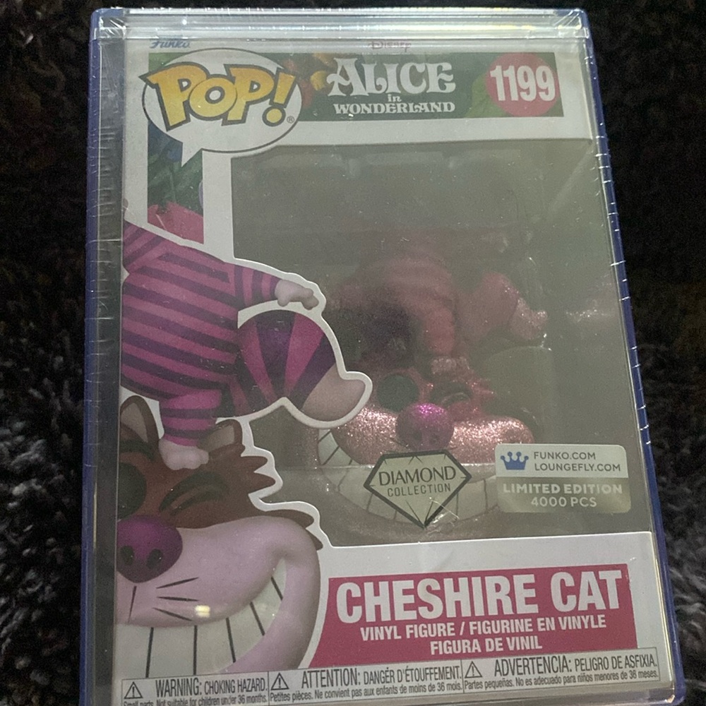 Disney100 Limited Edition Platinum Alice in Wonderland Cheshire Cat Cosplay  Pop